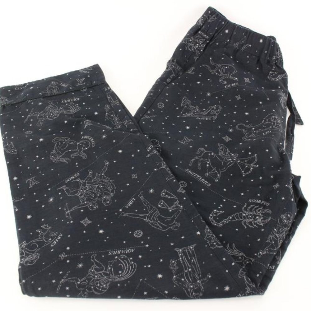 Louis Vuitton Women's 38 Constellation LV Logo Lounge Pants 96lk719s